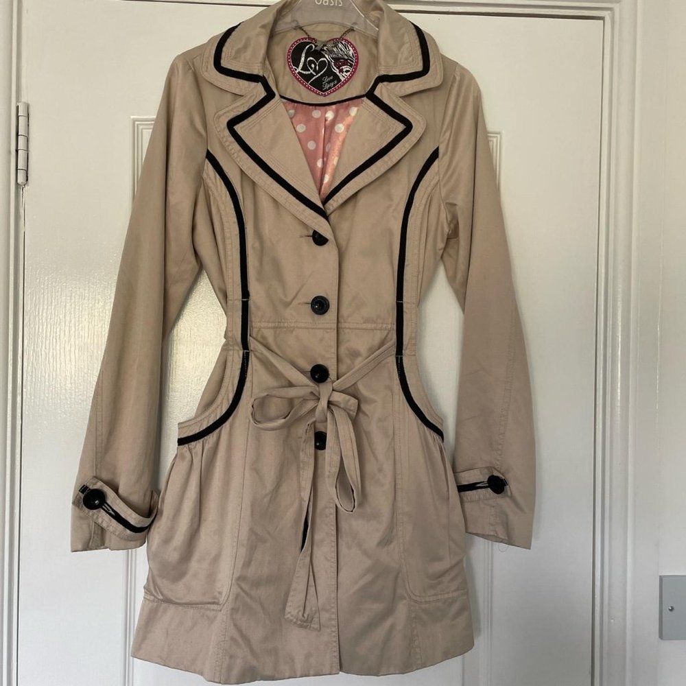 Lipsy Womens Cream Coat